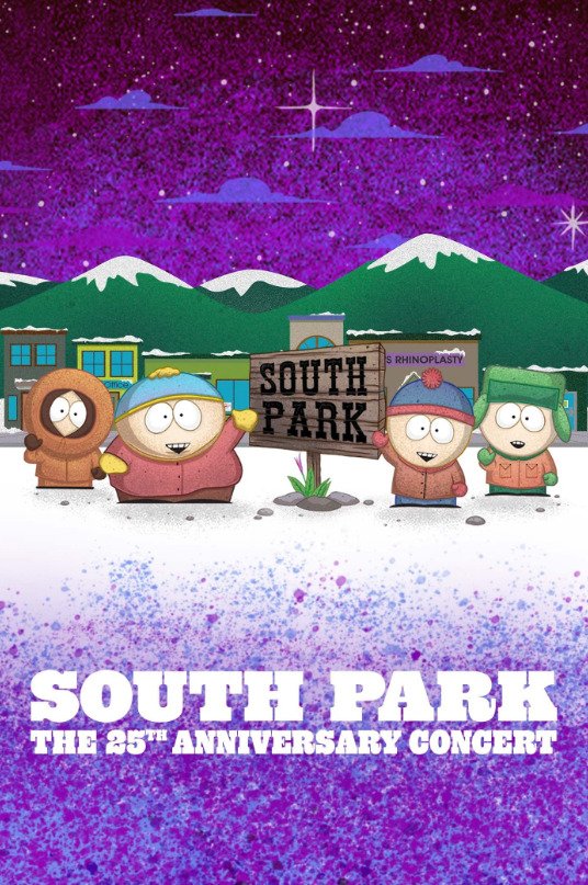 affiche du film South Park: The 25th Anniversary Concert