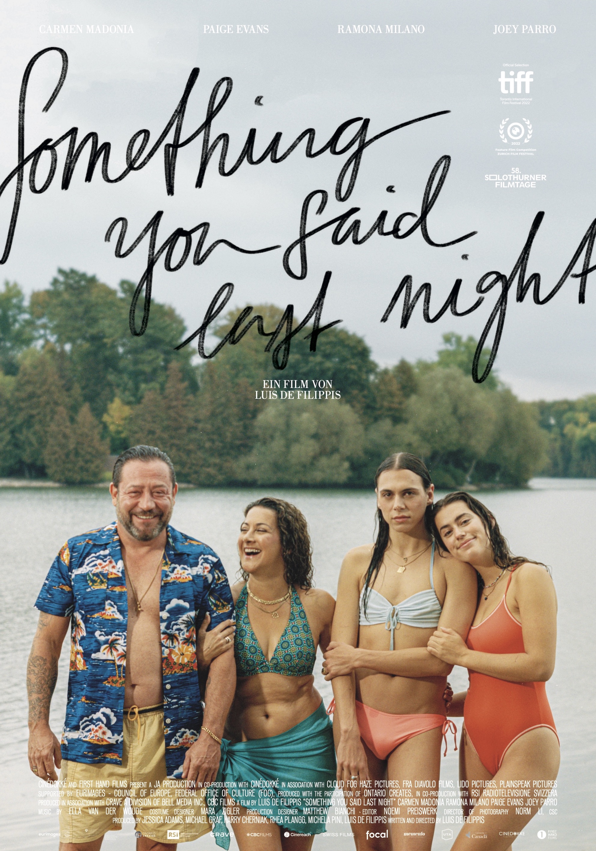 affiche du film Something You Said Last Night