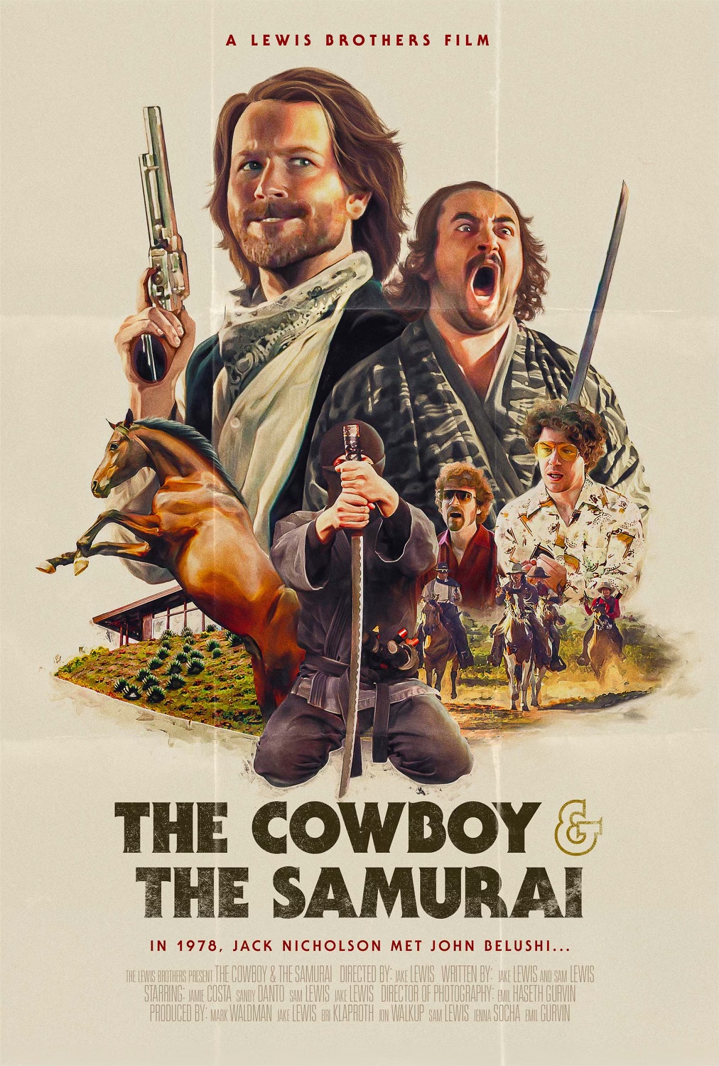 affiche du film The Cowboy and the Samurai