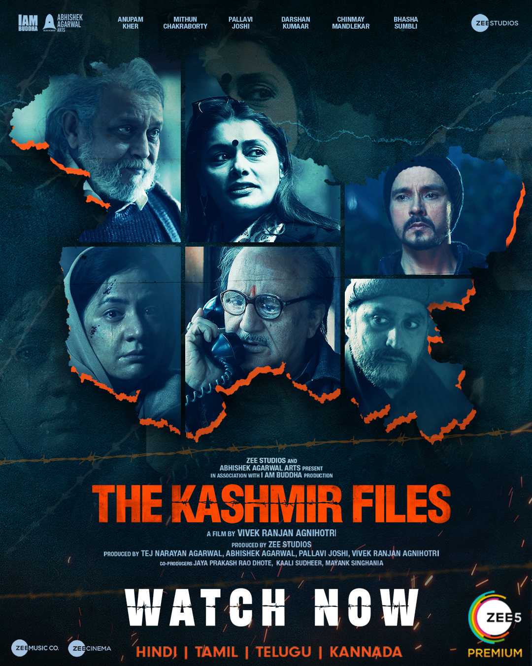affiche du film The Kashmir Files