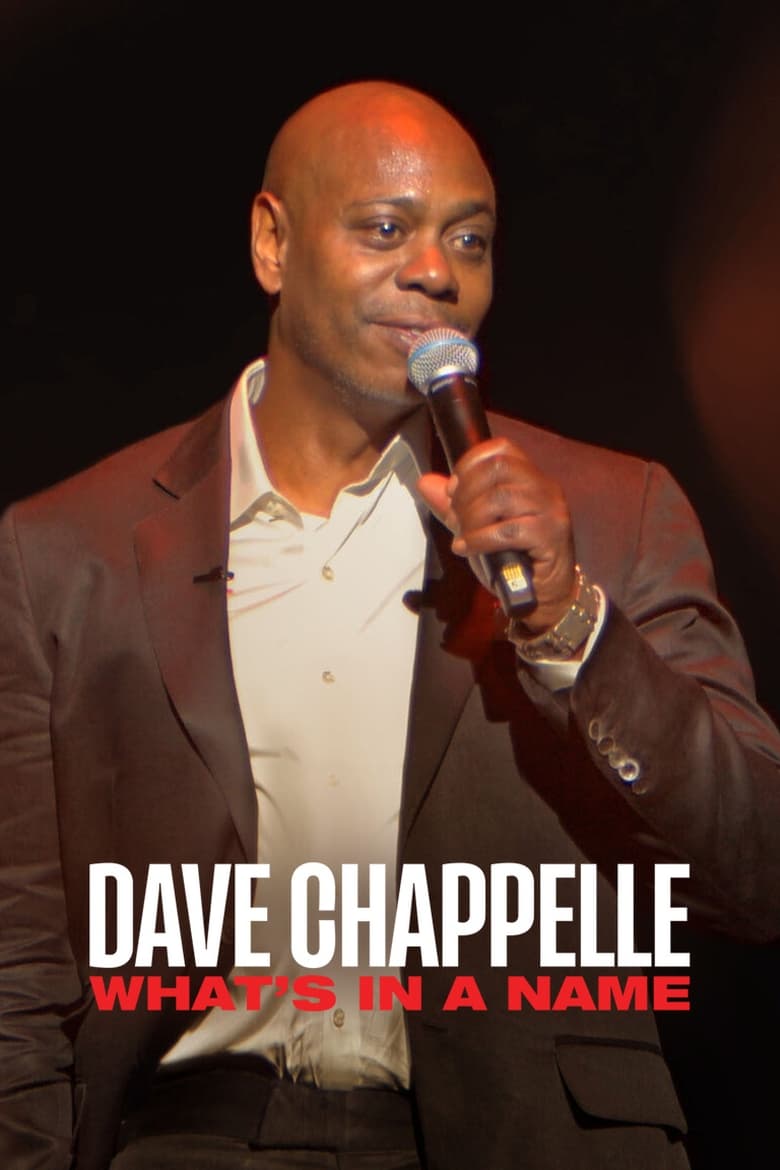 affiche du film Dave Chappelle: What's in a Name?