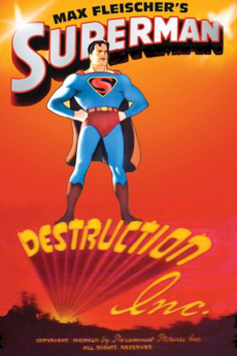 affiche du film Superman : La Torpille Humaine