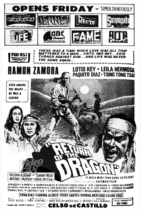 affiche du film Return of the Dragon