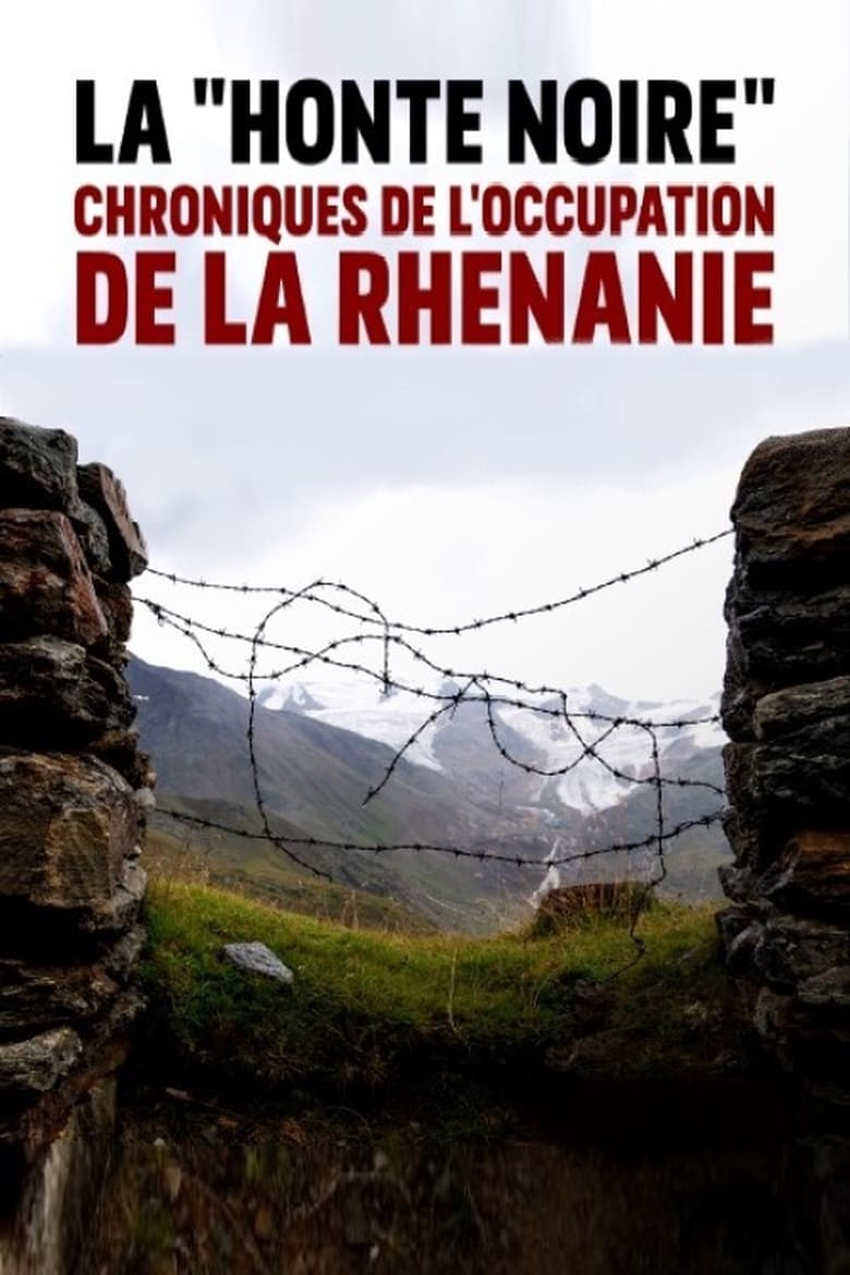 affiche du film La Honte noire : chroniques de l'occupation de la Rhénanie