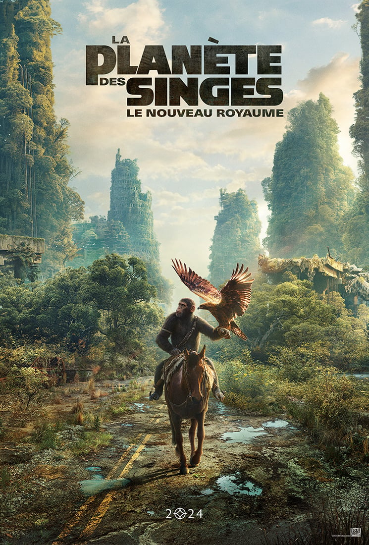 affiche du film La Planète des Singes : Le Nouveau Royaume