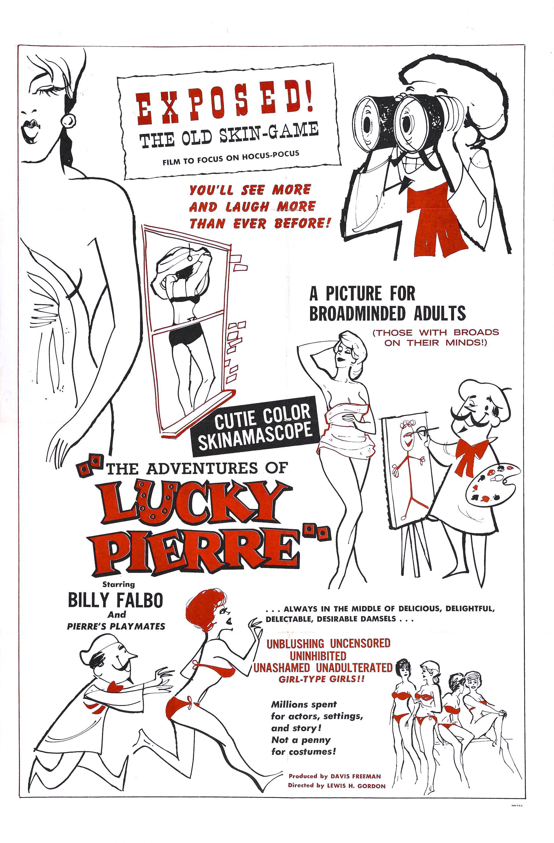 affiche du film The Adventures of Lucky Pierre