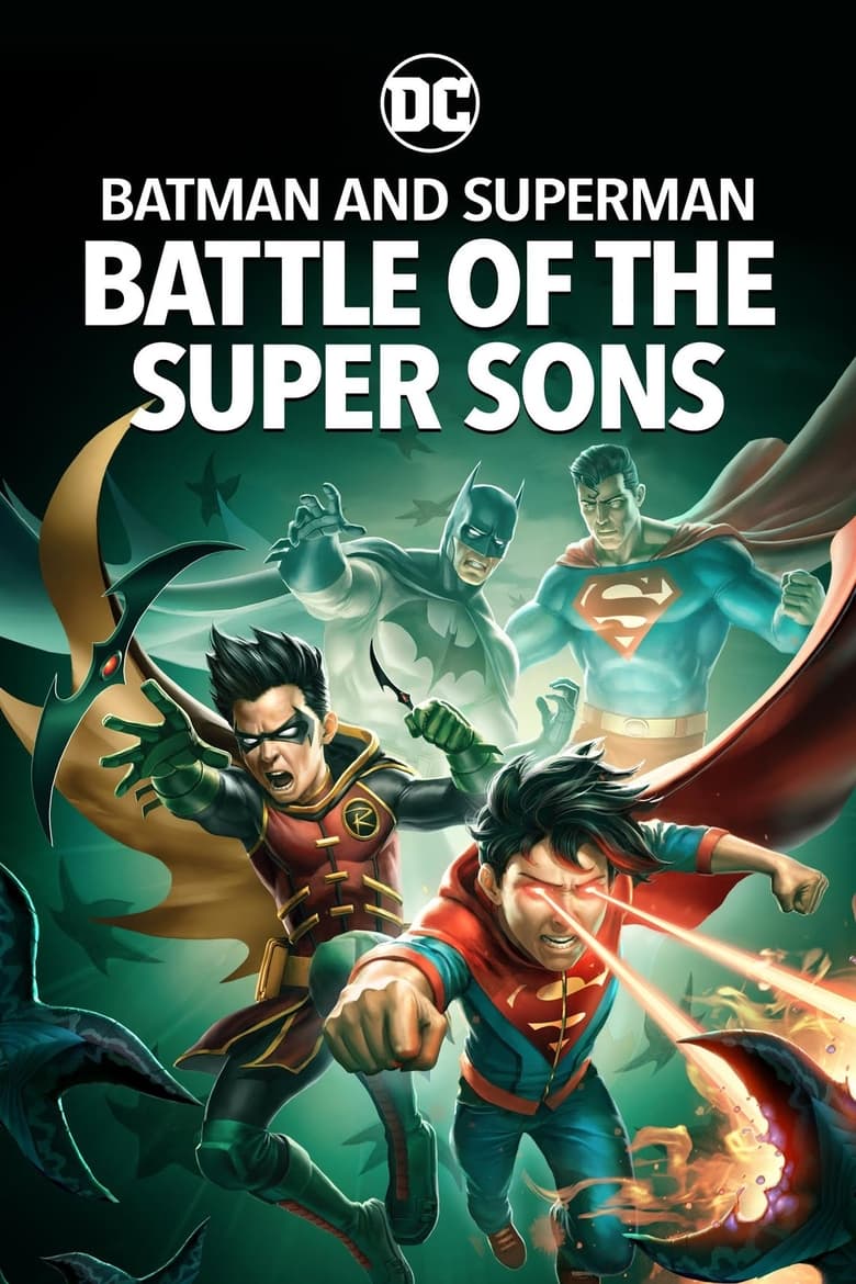 affiche du film Batman et Superman : La Bataille des Super Fils