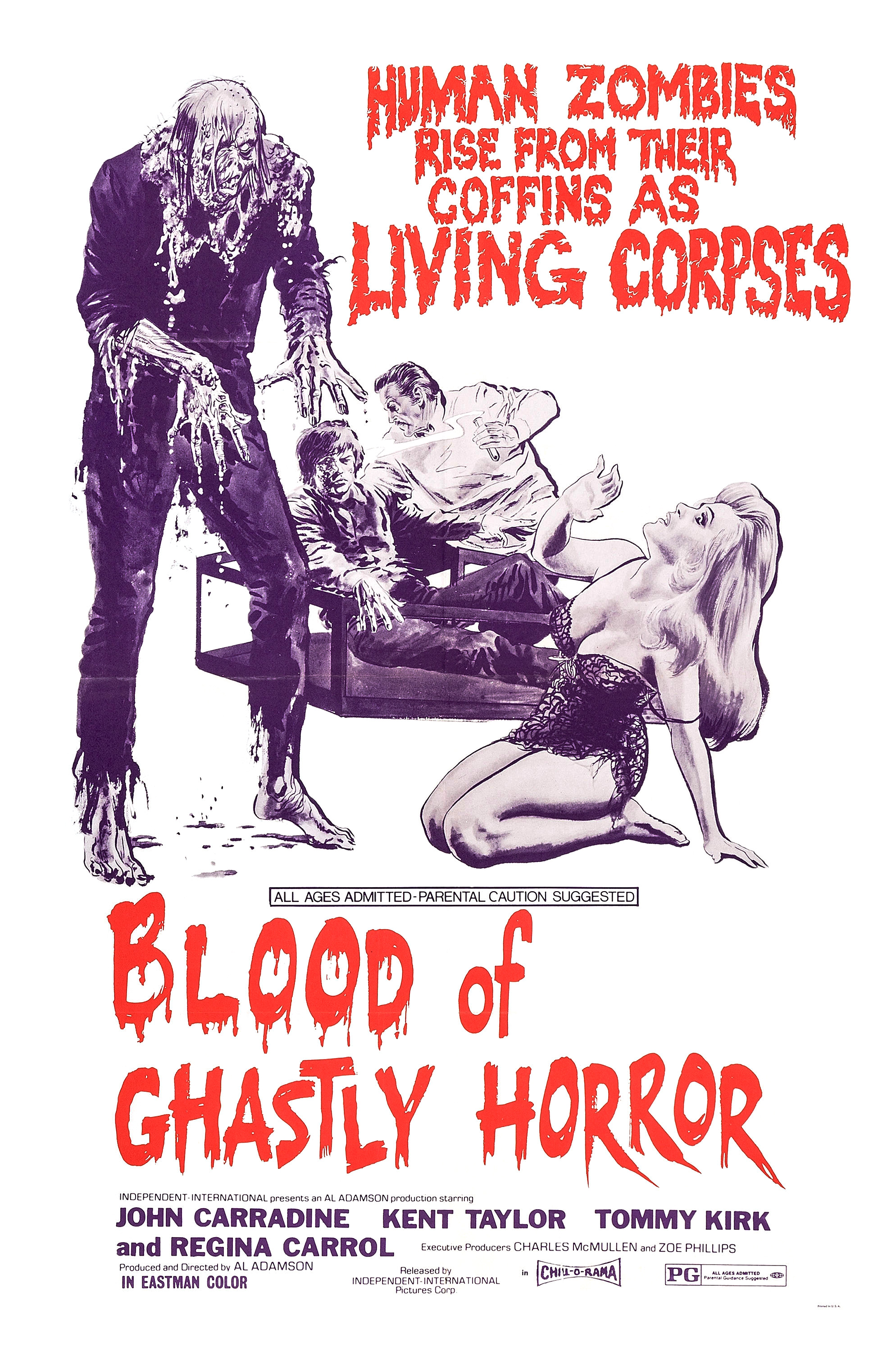 affiche du film Blood Of Ghastly Horror
