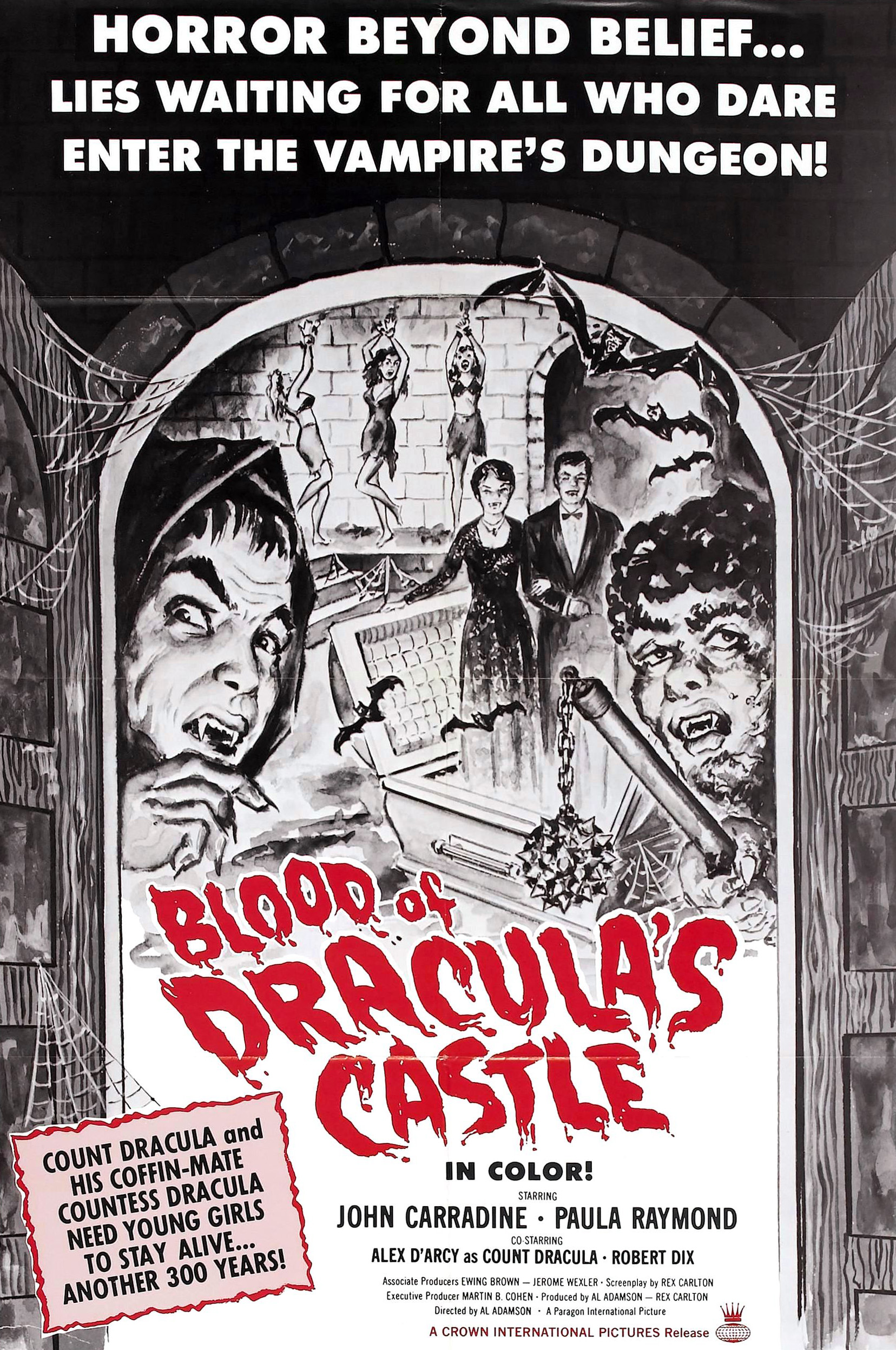 affiche du film Blood Of Dracula's Castle