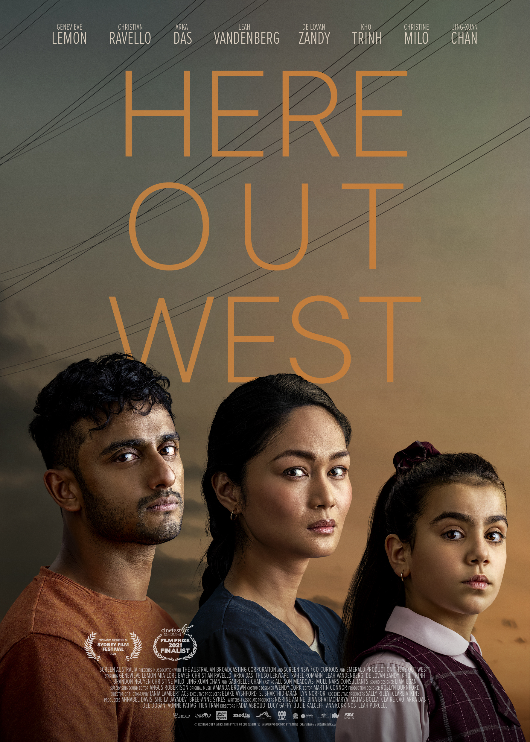 affiche du film Here Out West