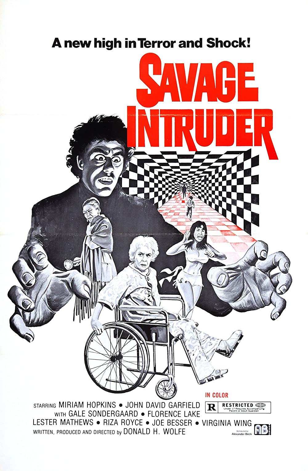affiche du film Savage Intruder