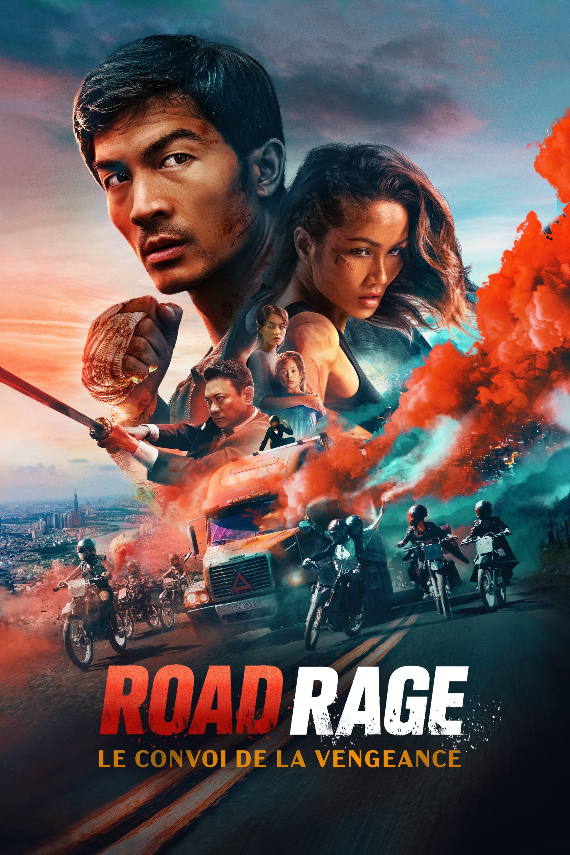 affiche du film Road Rage : Le convoi de la vengeance