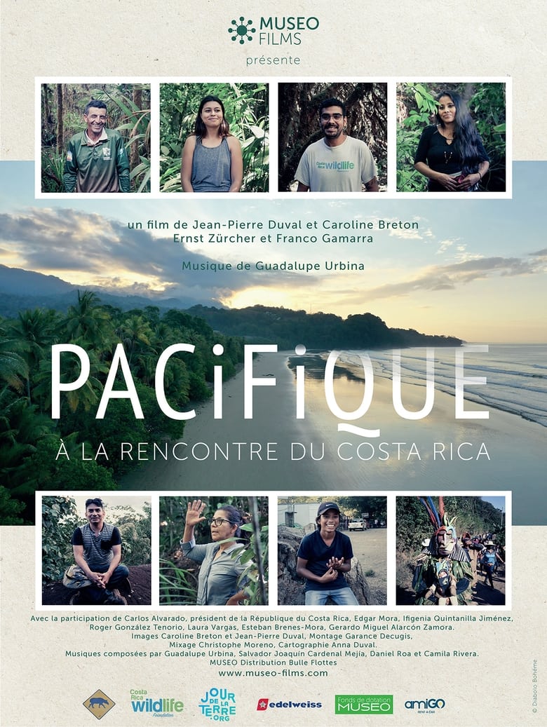 affiche du film Pacifique, à la rencontre du Costa Rica