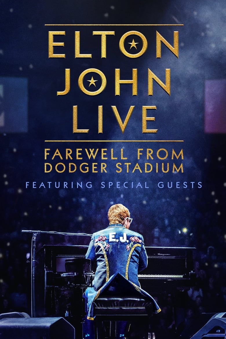 affiche du film Elton John : Live du Dodger Stadium