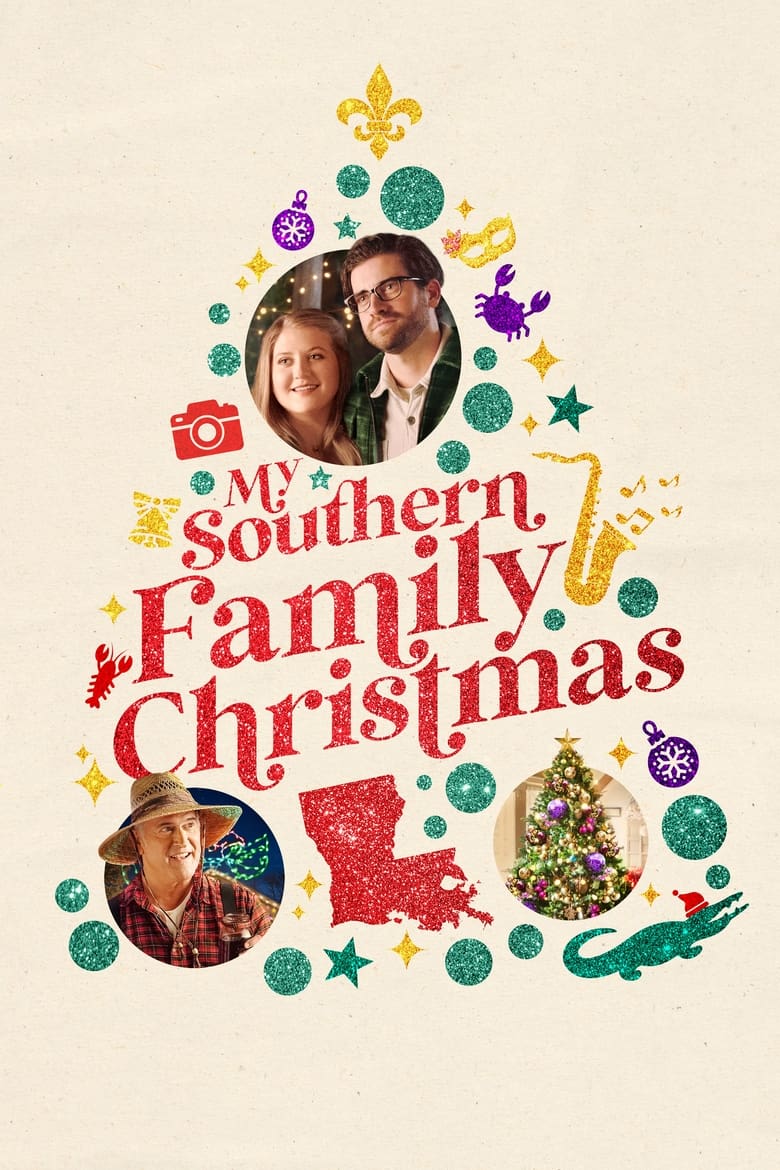 affiche du film My Southern Family Christmas