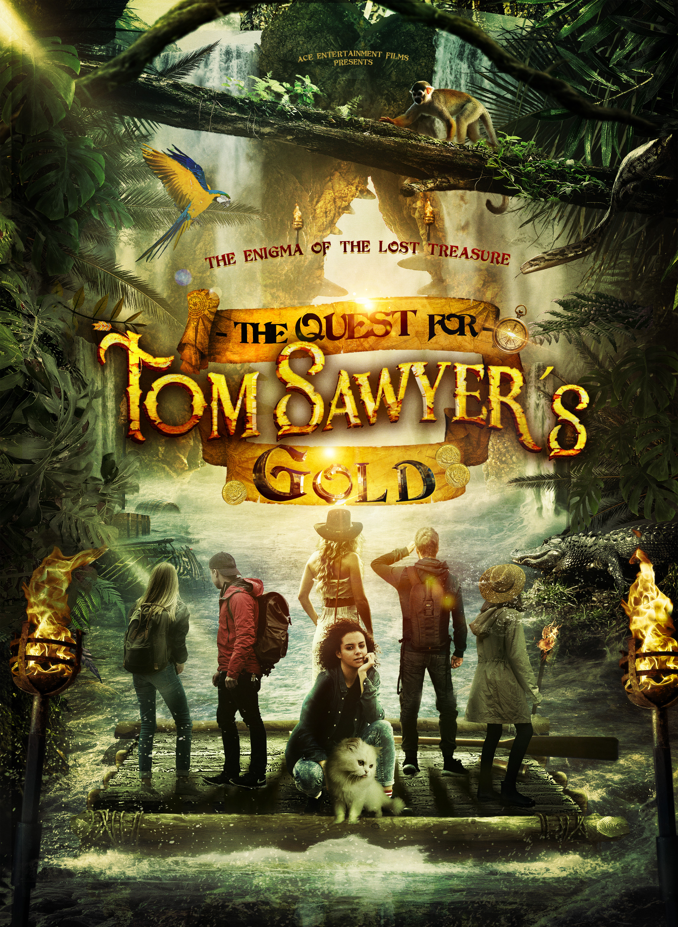 affiche du film Le trésor perdu de Tom Sawyer