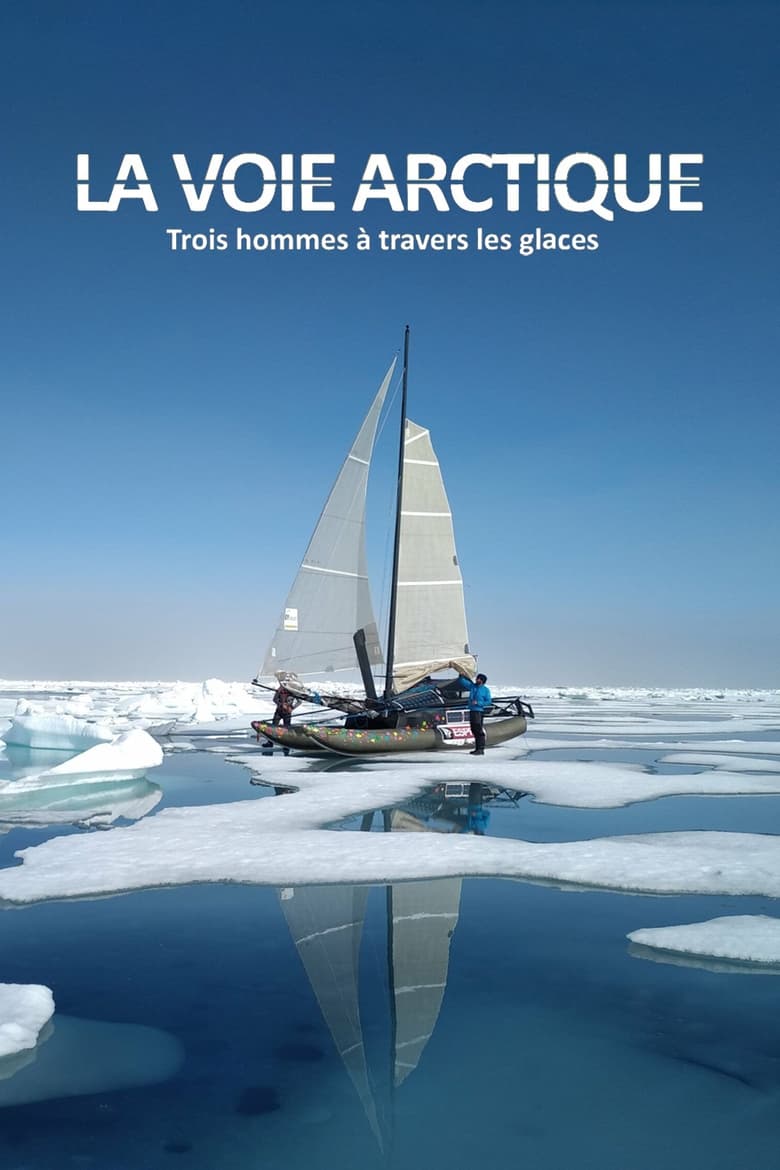 affiche du film La Voie arctique - Trois hommes à travers les glaces