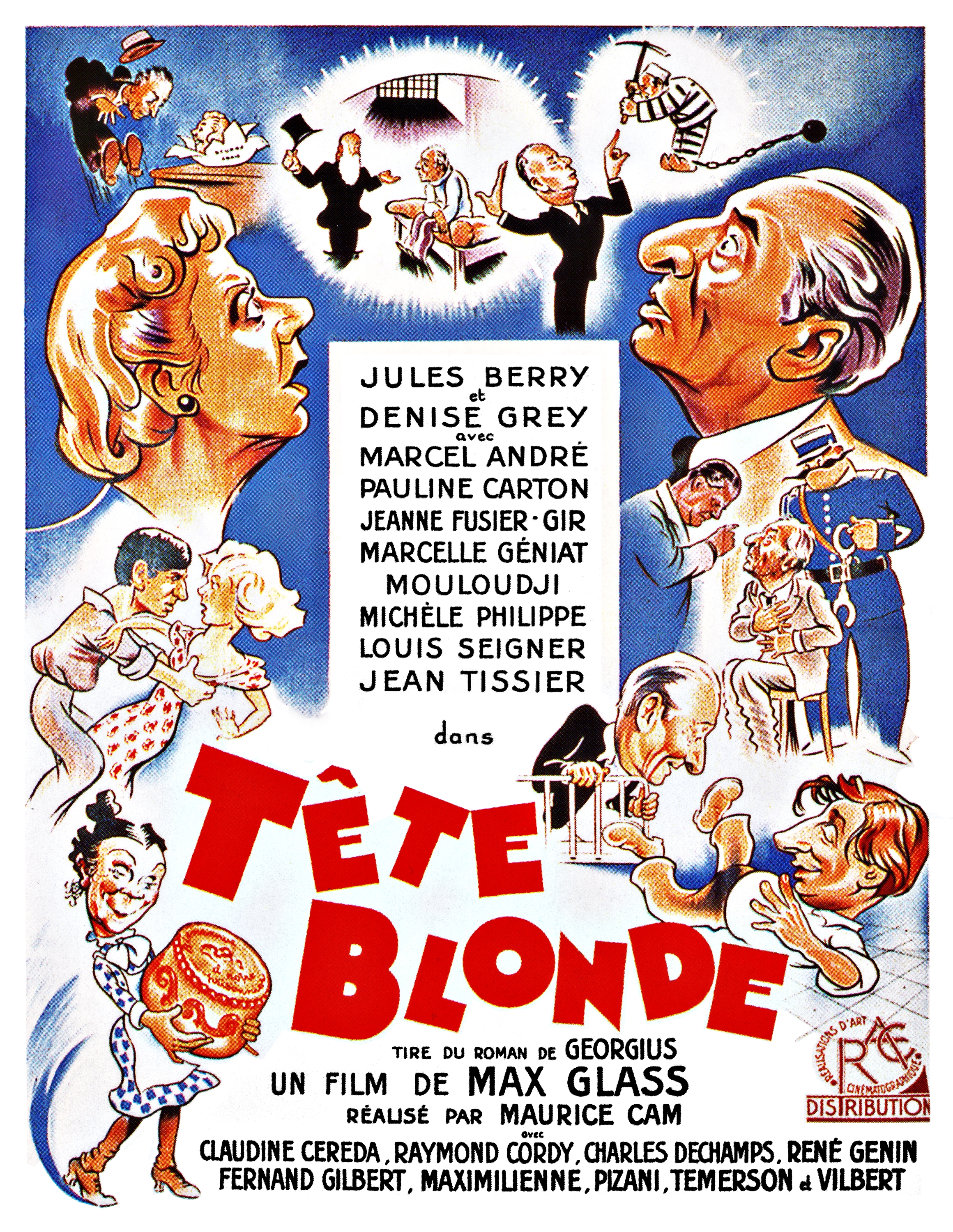 affiche du film Tête blonde