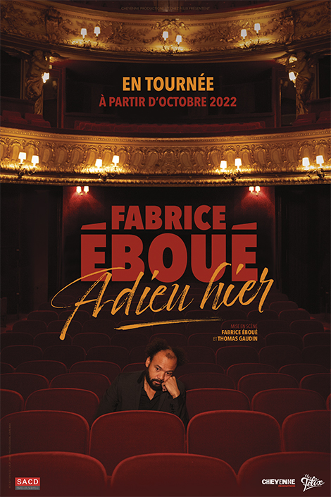 affiche du film Fabrice Eboué - Adieu Hier