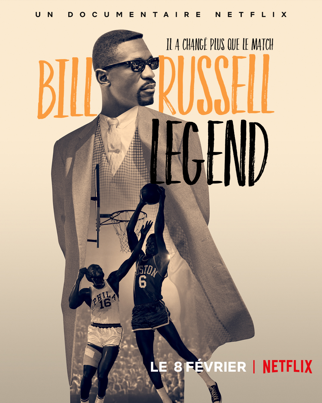 affiche du film Bill Russell, Légende de la NBA
