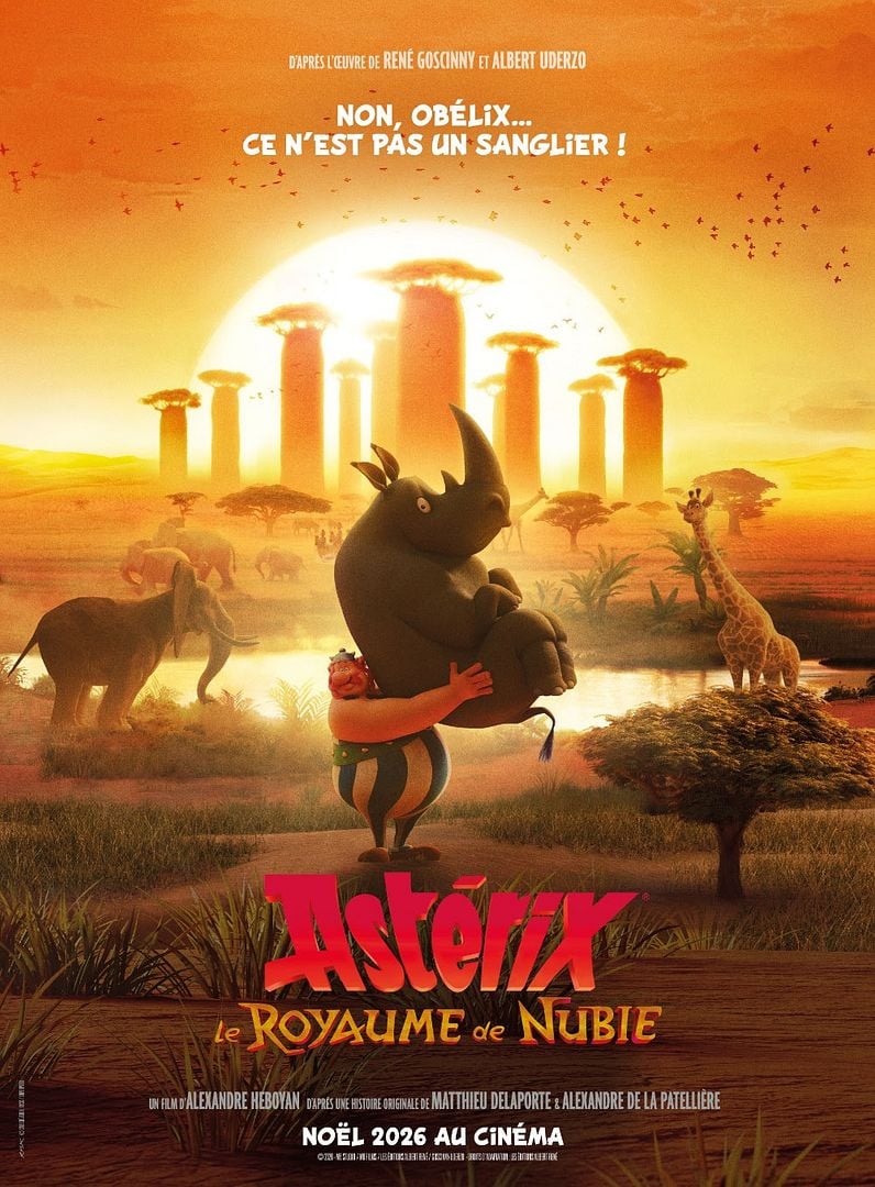 affiche du film Astérix : Le Royaume de Nubie