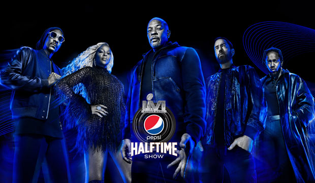 affiche du film Super Bowl LVI Halftime Show - Eminem, Dr. Dre, Snoop Dogg, Mary J. Blige, Kendrick Lamar & 50 Cent