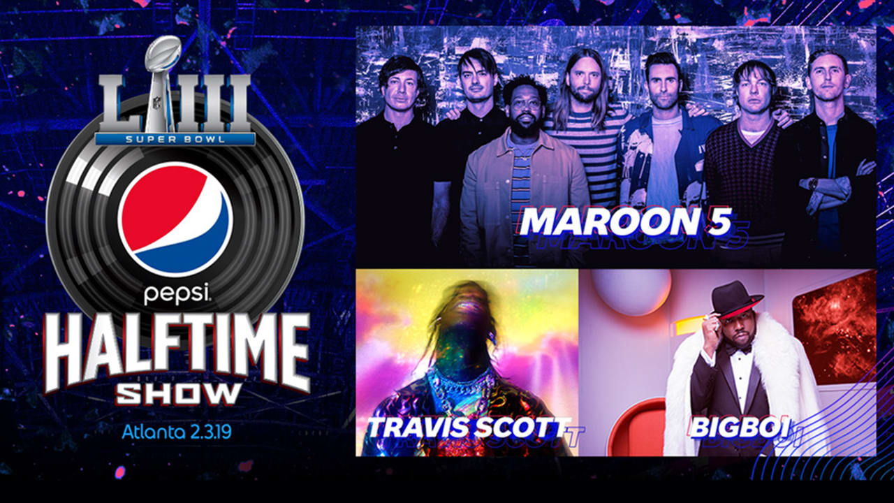 affiche du film Super Bowl LIII Halftime Show - Maroon 5, Travis Scott & Big Boi
