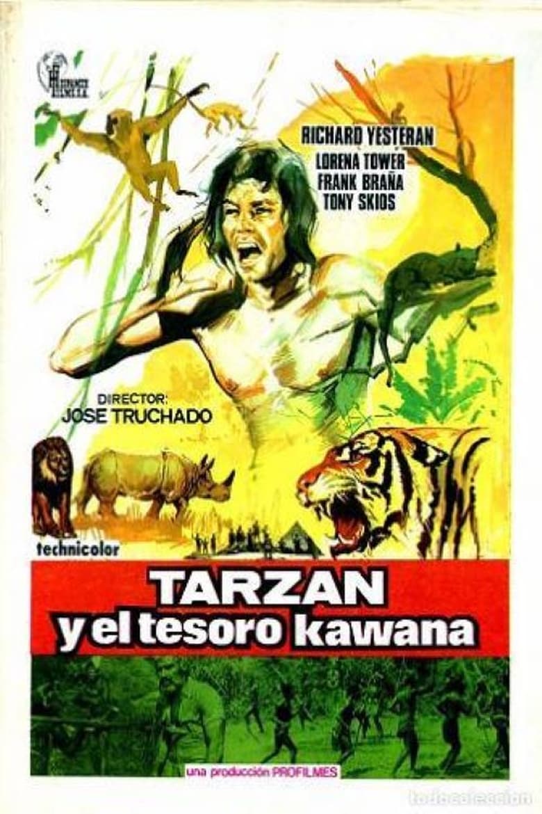 affiche du film Tarzán y el tesoro Kawana