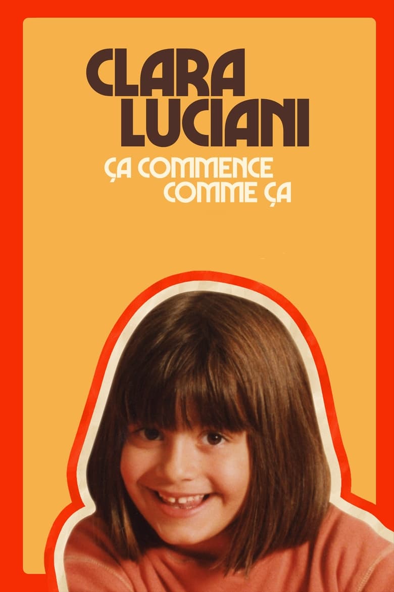 affiche du film Clara Luciani : Ça commence comme ça