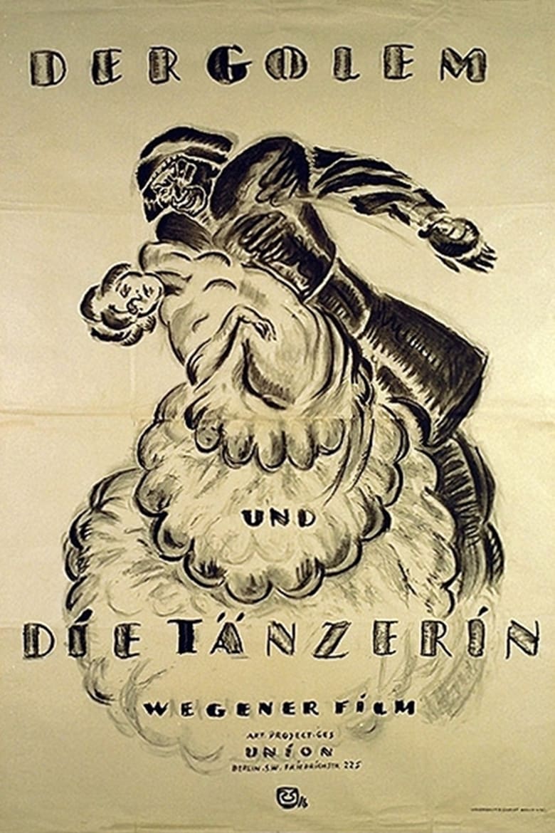 affiche du film Der Golem und die Tänzerin