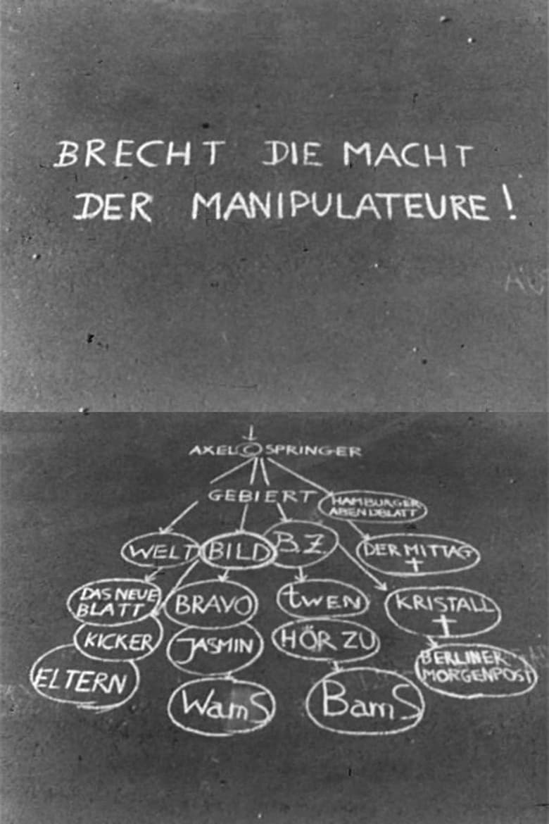 affiche du film Brecht die Macht der Manipulateure