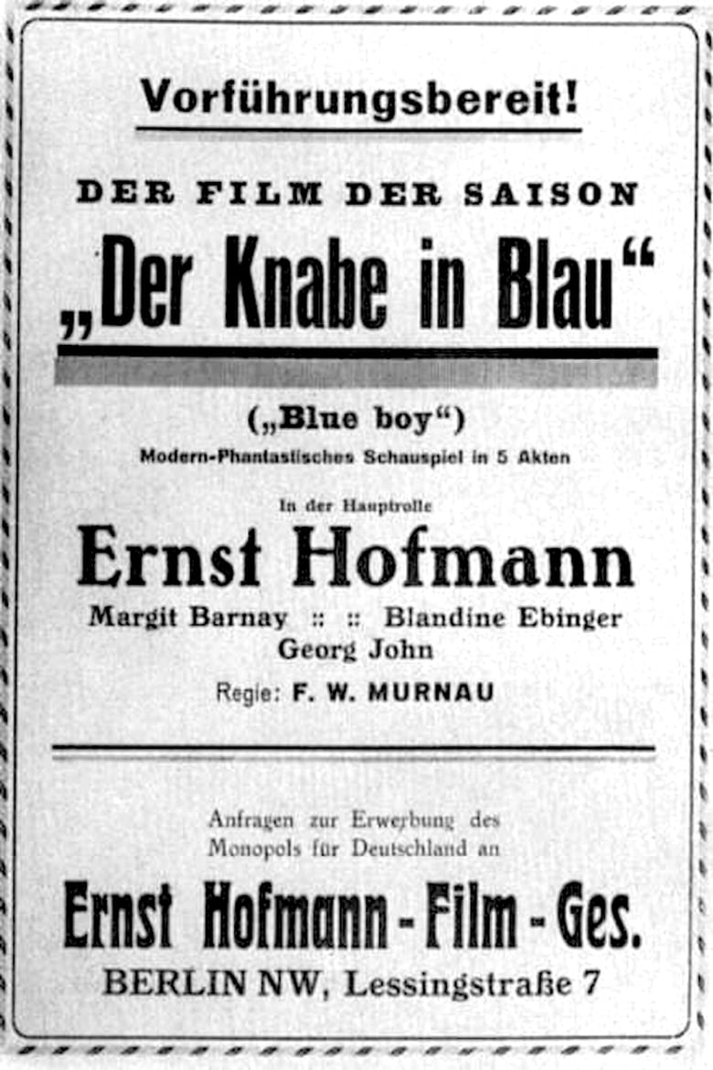 affiche du film Der Knabe in Blau