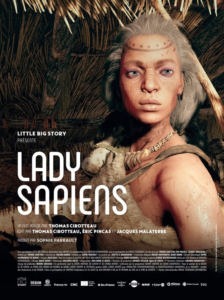affiche du film Lady Sapiens, à la recherche des femmes de la Préhistoire