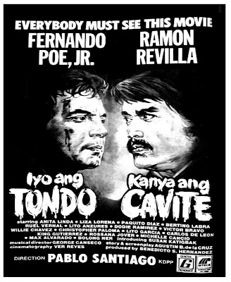 affiche du film Iyo ang Tondo, Kanya ang Cavite