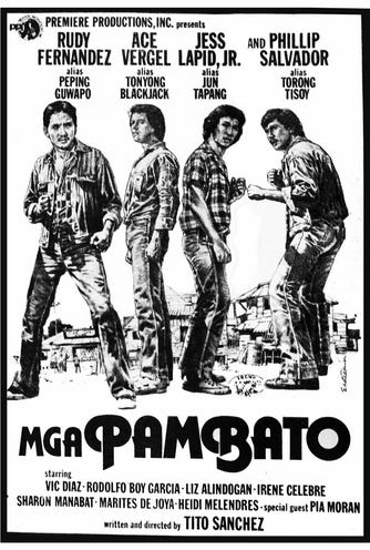 affiche du film Mga pambato