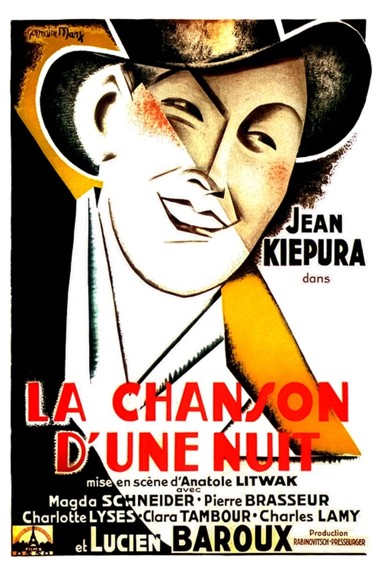 affiche du film La Chanson d'une nuit