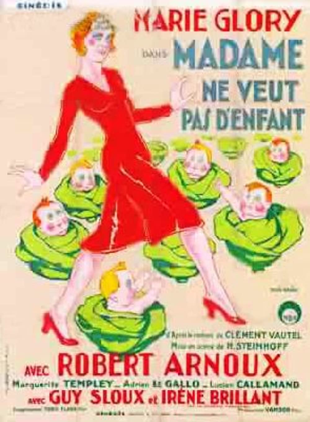 affiche du film Madame ne veut pas d'enfants