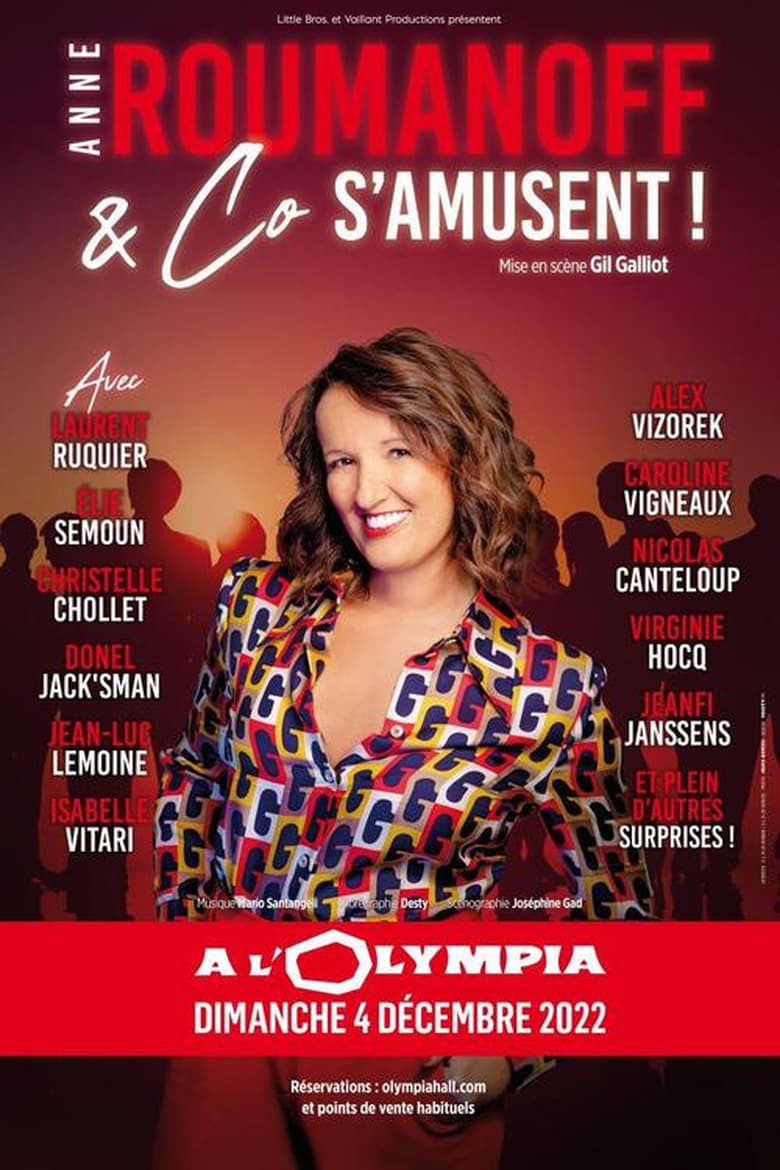 affiche du film Anne Roumanoff & co s'amusent !