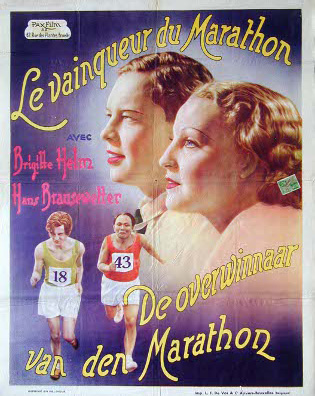 affiche du film Le Vainqueur du marathon
