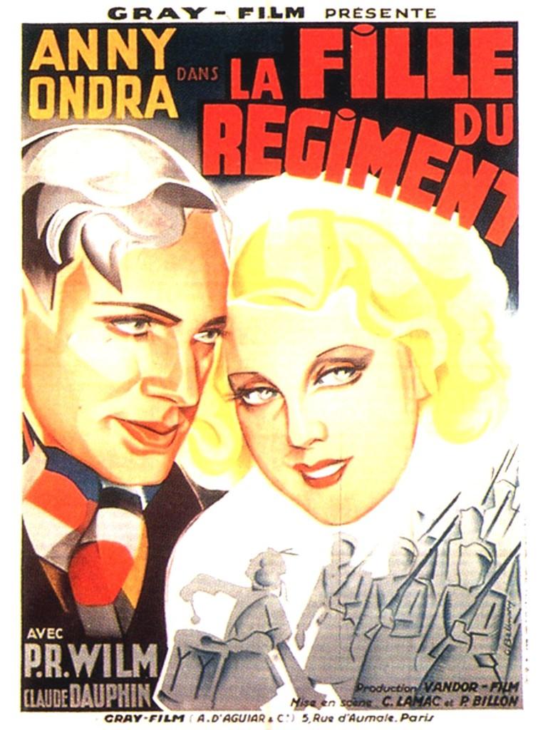 affiche du film La fille du régiment