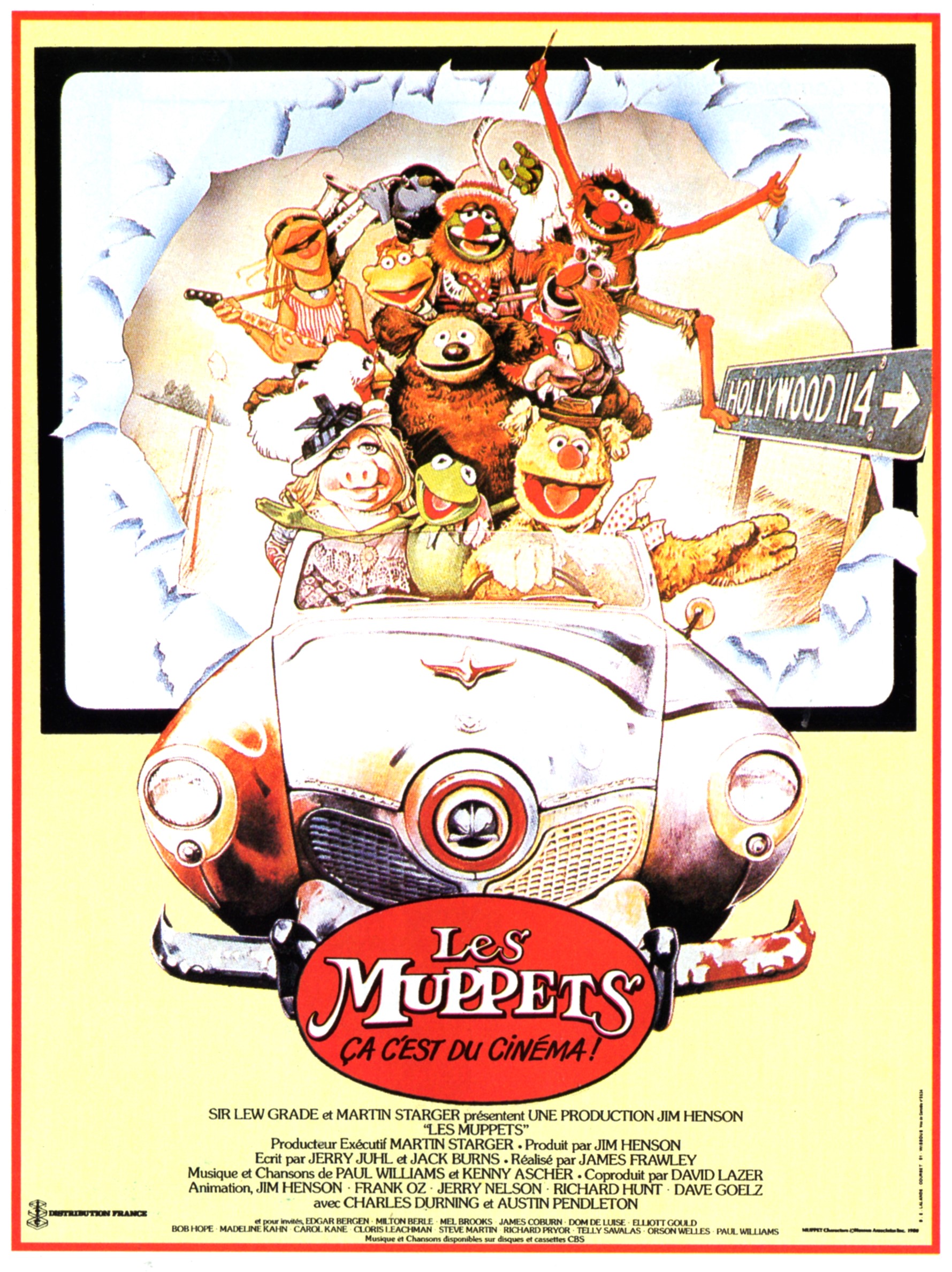 affiche du film Les Muppets : Ça c'est du cinéma !