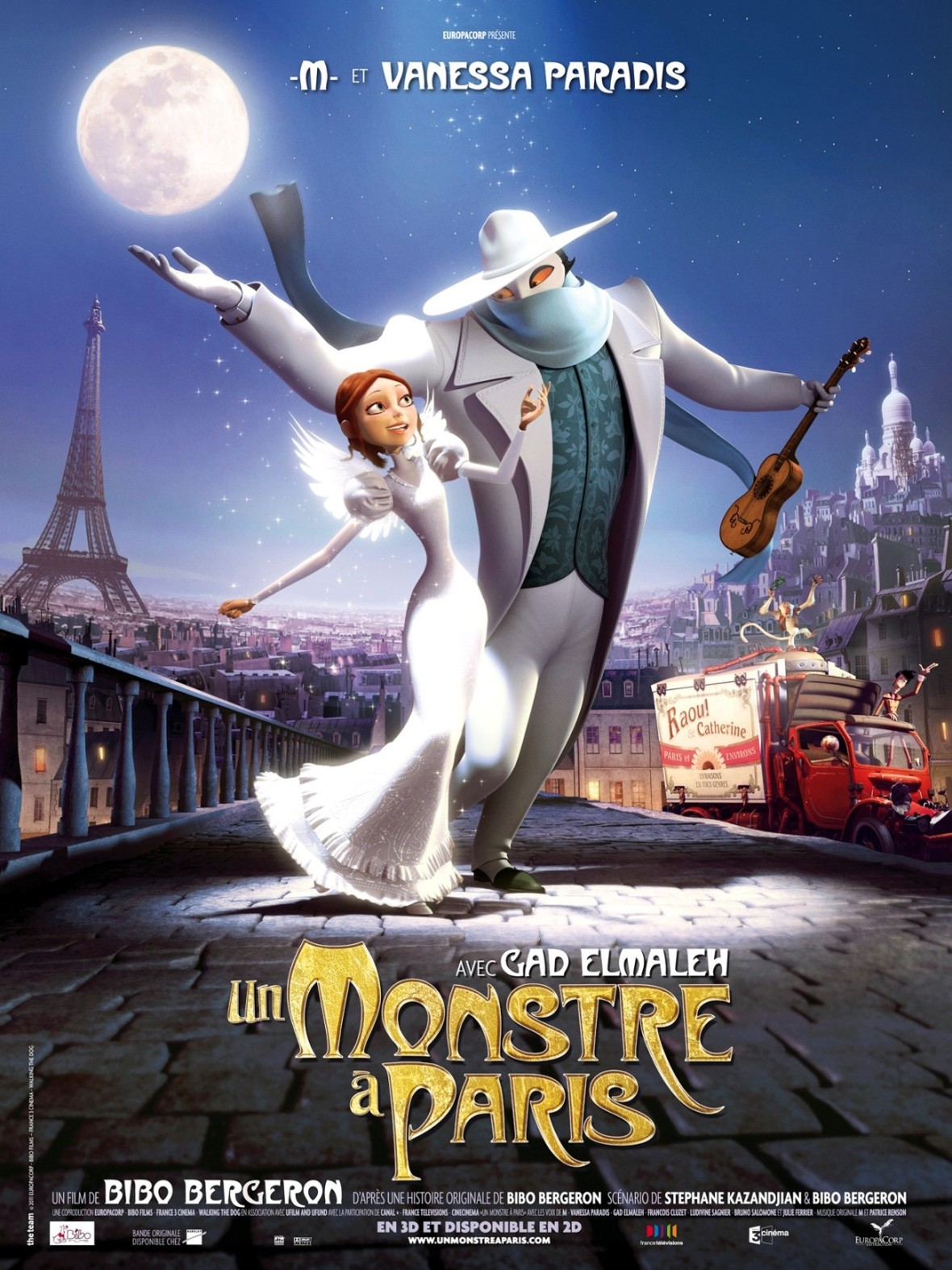 affiche du film Un monstre à Paris