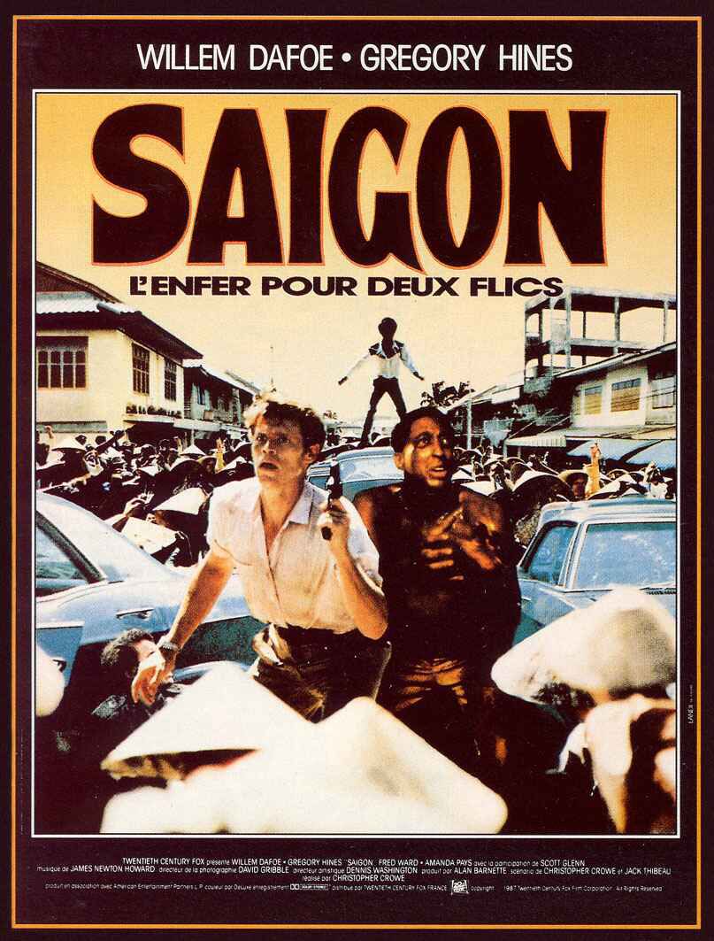 affiche du film Saigon, l'enfer pour deux flics