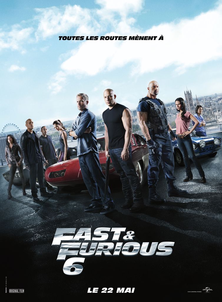 affiche du film Fast & Furious 6