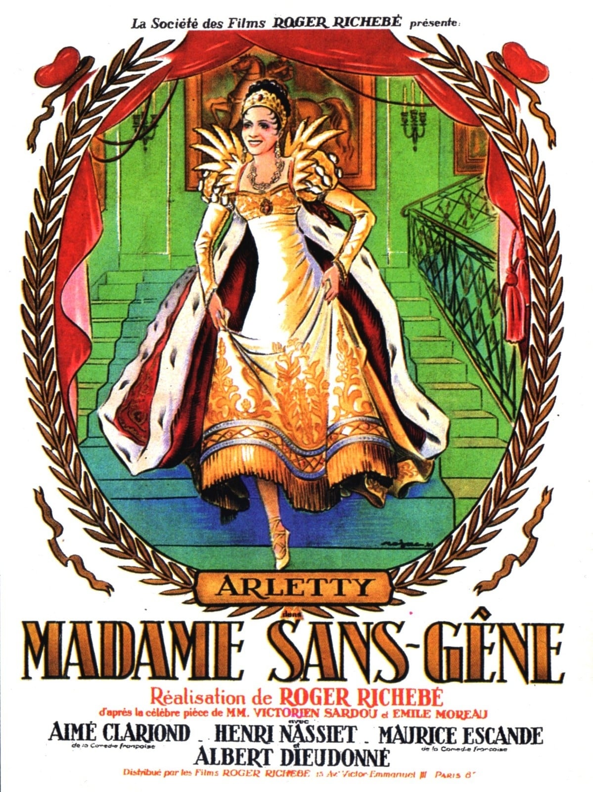 affiche du film Madame Sans-Gêne (1943)