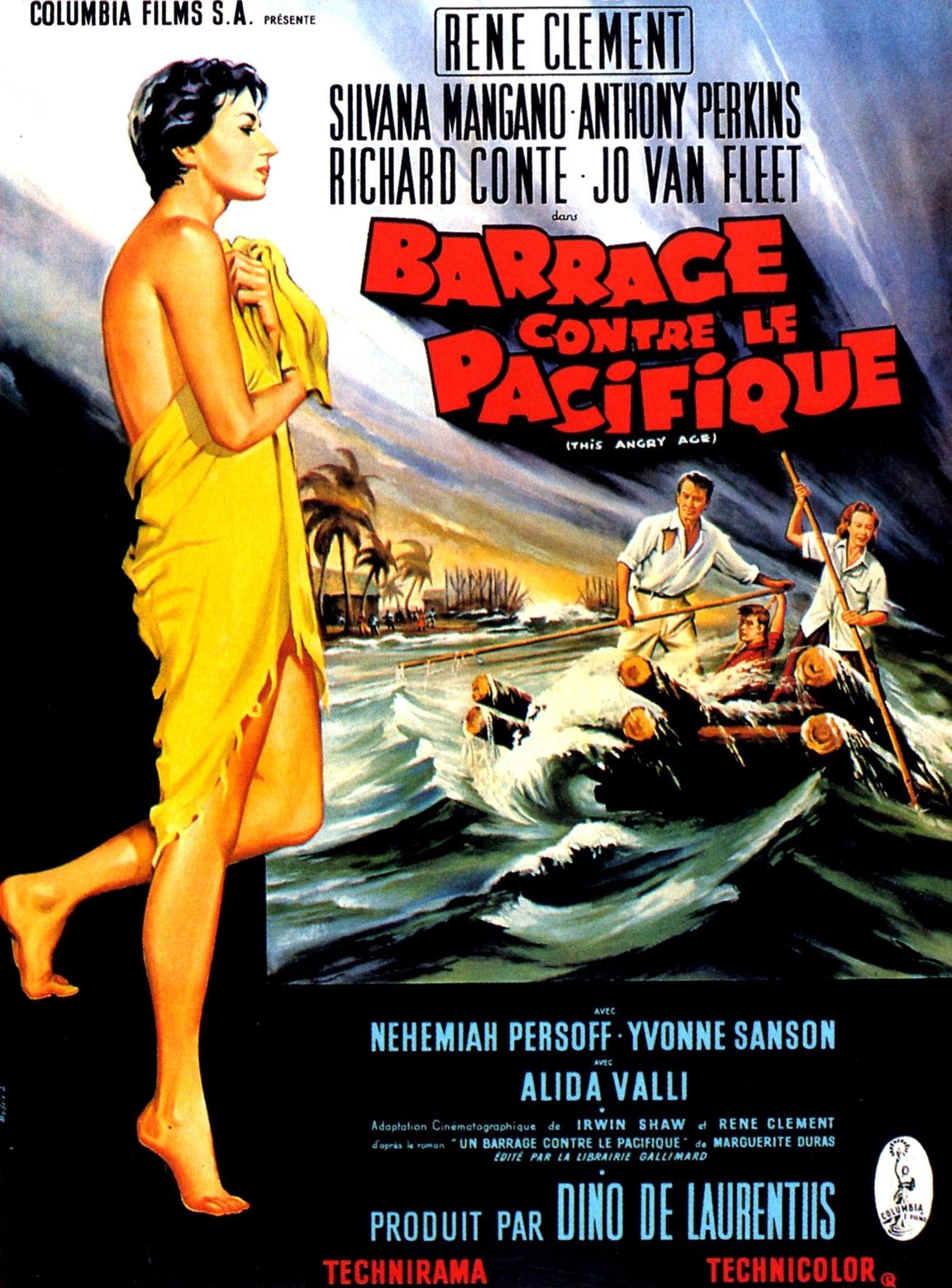 affiche du film Barrage contre le Pacifique