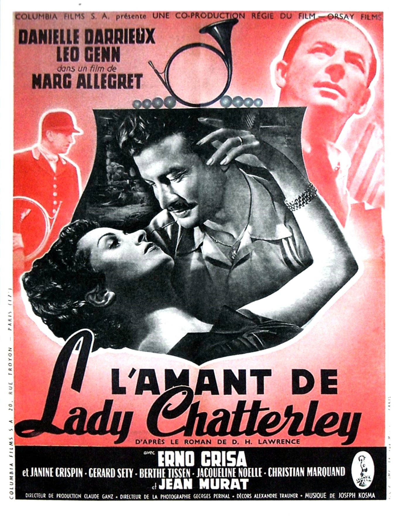 affiche du film L'amant de lady Chatterley