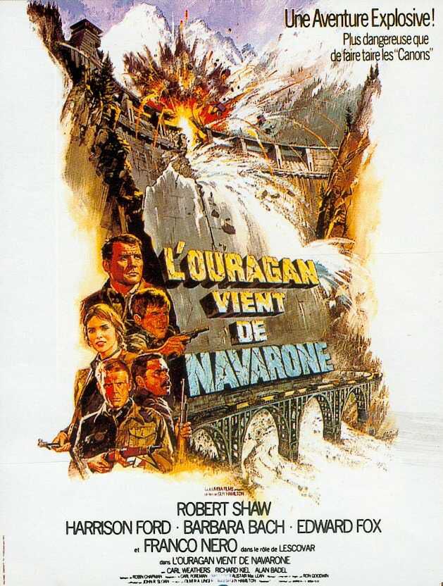 affiche du film L'ouragan vient de Navarone