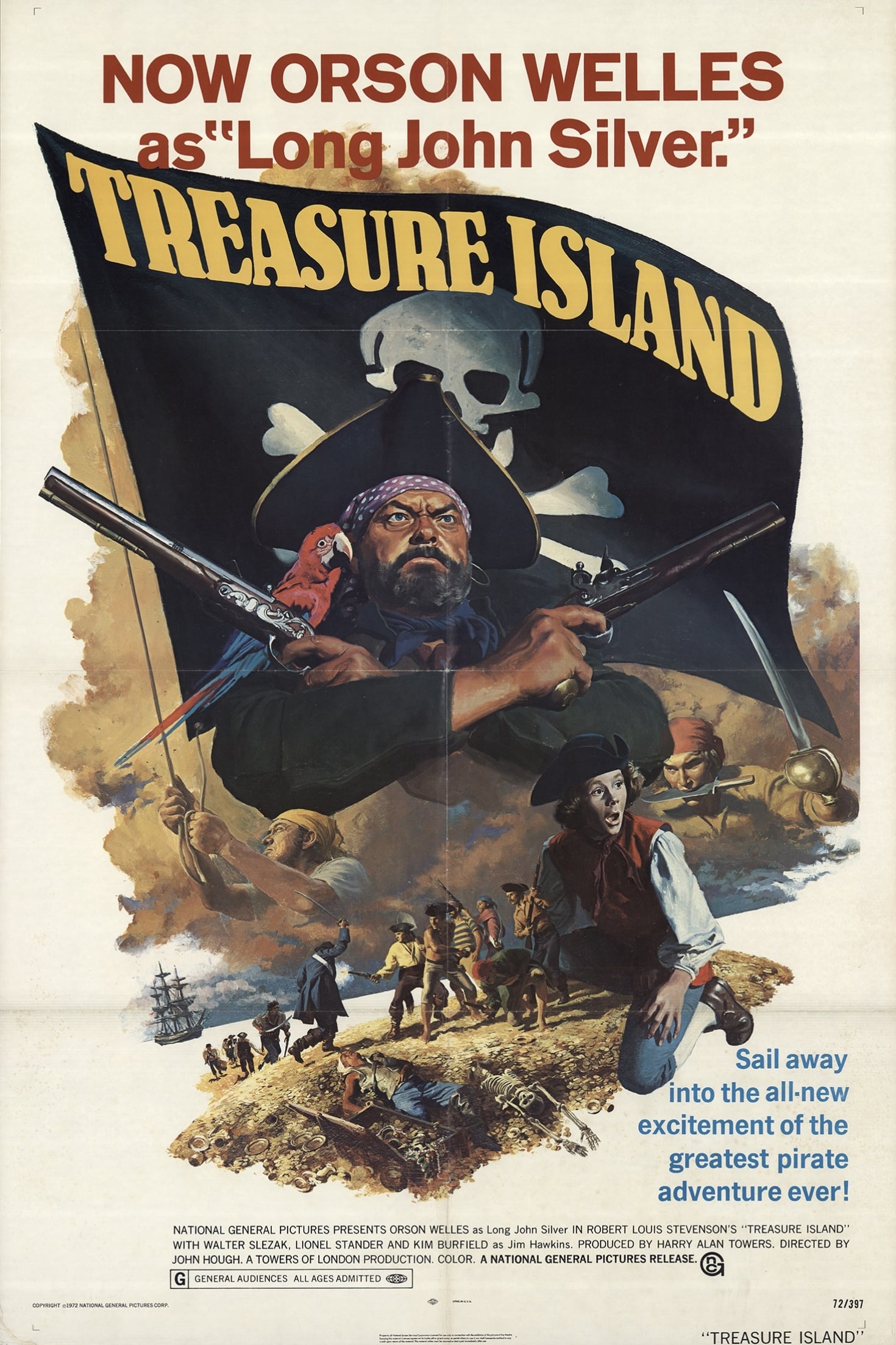 affiche du film L'île au trésor (1972)