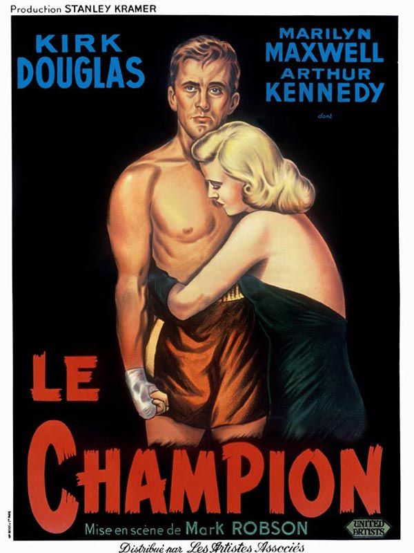 affiche du film Le champion (1949)